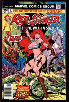 RED SONJA #1 7.5 front cover