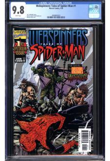 WEBSPINNERS: TALES OF SPIDER-MAN #1 CGC 9.8 WHITE PAGES front cover