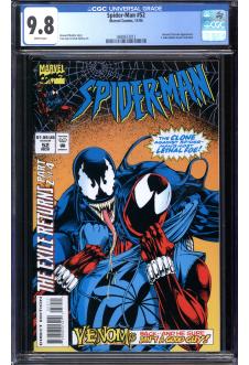SPIDER-MAN #52 CGC 9.8 WHITE PAGES front cover