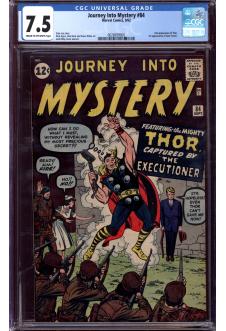 JOURNEY INTO MYSTERY #84 CGC 7.5 CR/OW PAGES front cover