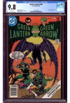 GREEN LANTERN #96 CGC 9.8 WHITE PAGES front cover