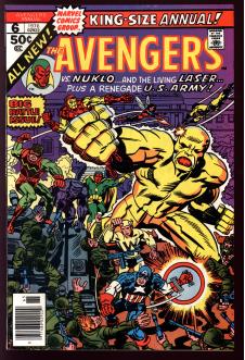 AVENGERS ANNUAL #6 5.0 front cover