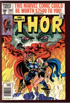 THOR #299 6.5 MARK JEWELERS front cover