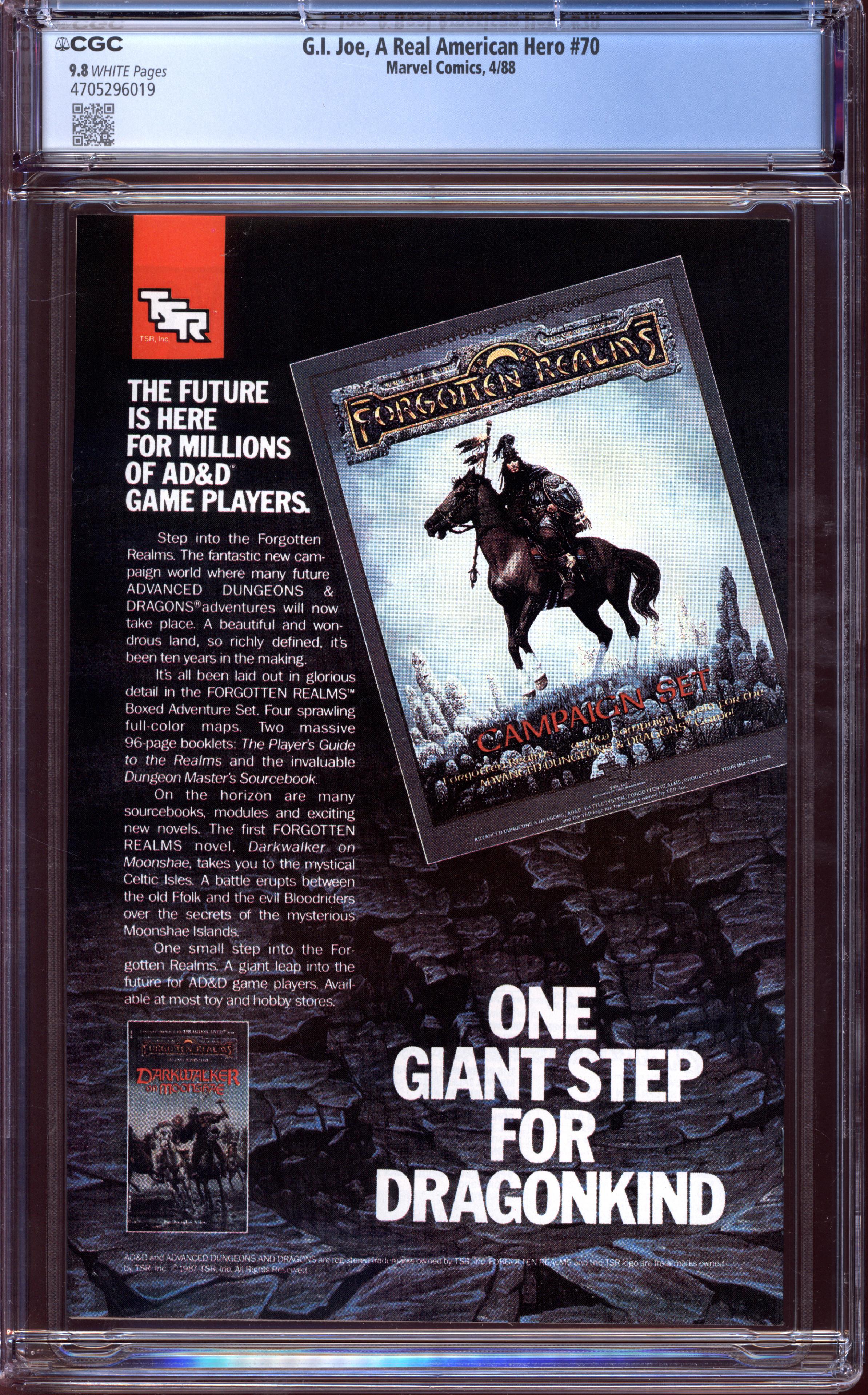 G.I. JOE, A REAL AMERICAN HERO Back Cover