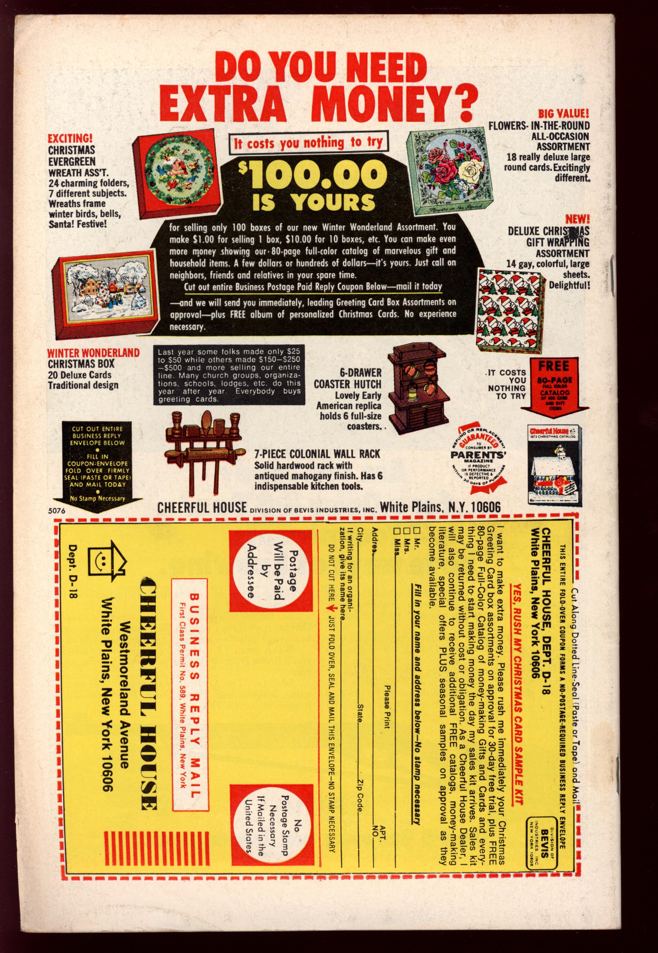 SUPERMAN Back Cover