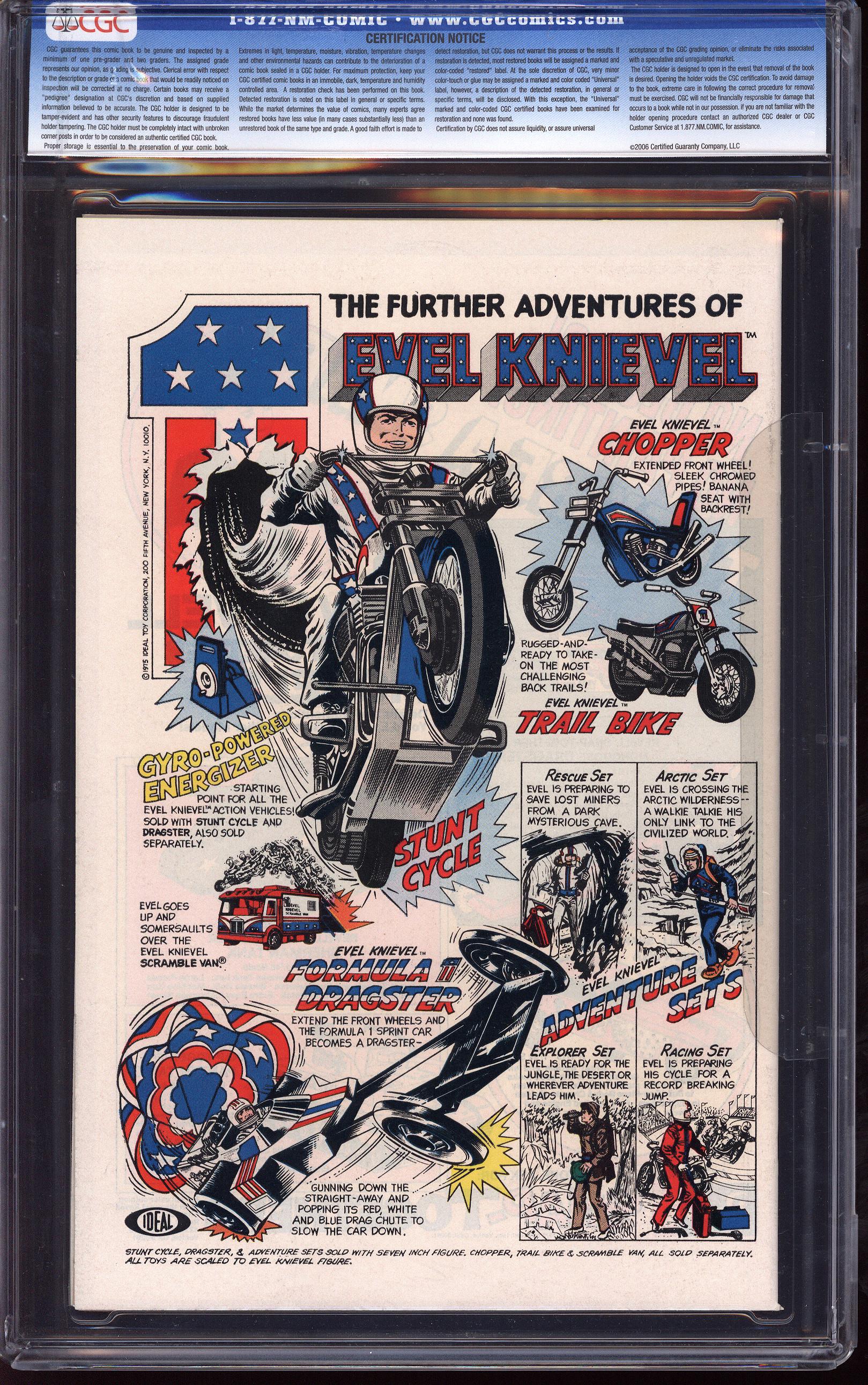 ACTION COMICS Back Cover