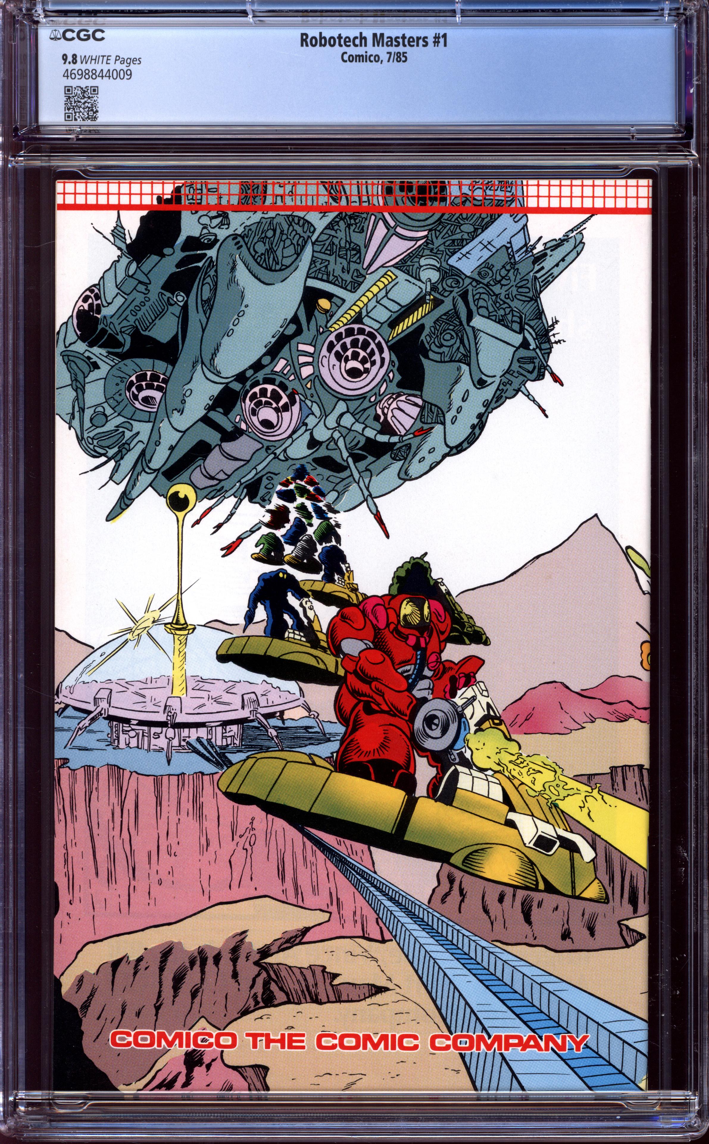 Master Reece ROBOTECH MASTERS #1 CGC 9.8 WHITE PAGES | Reece's Rare Comics