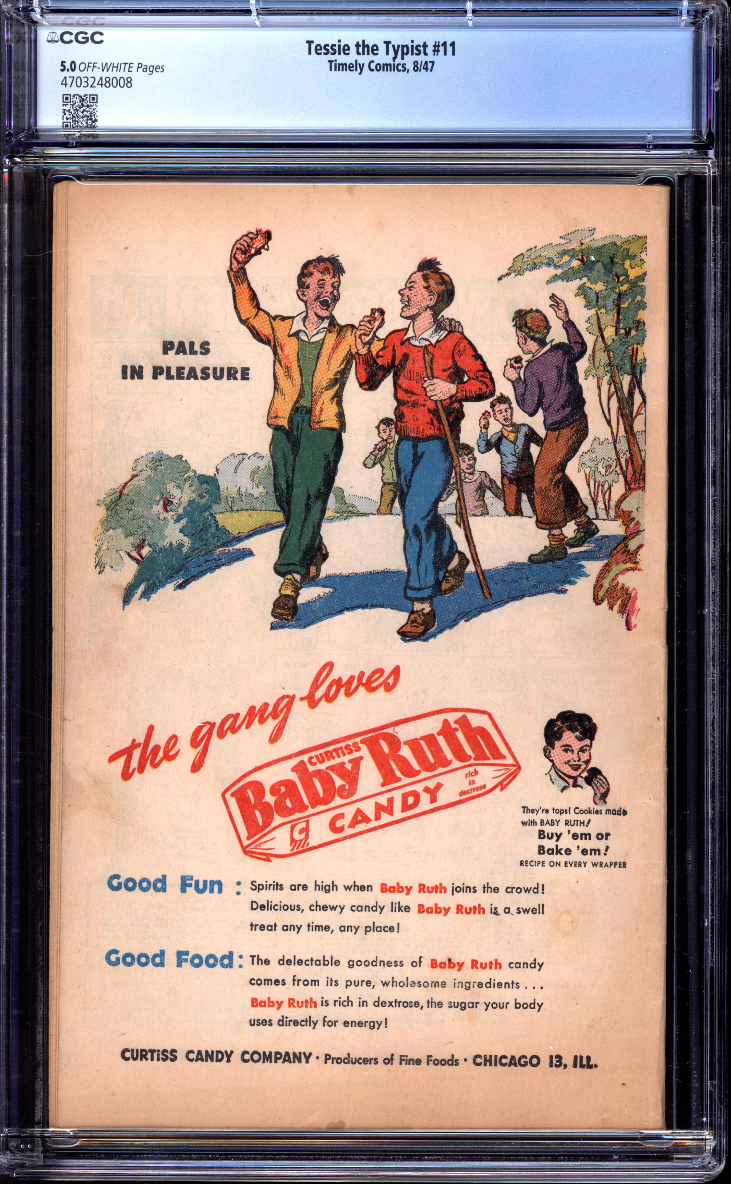 TESSIE THE TYPIST Back Cover