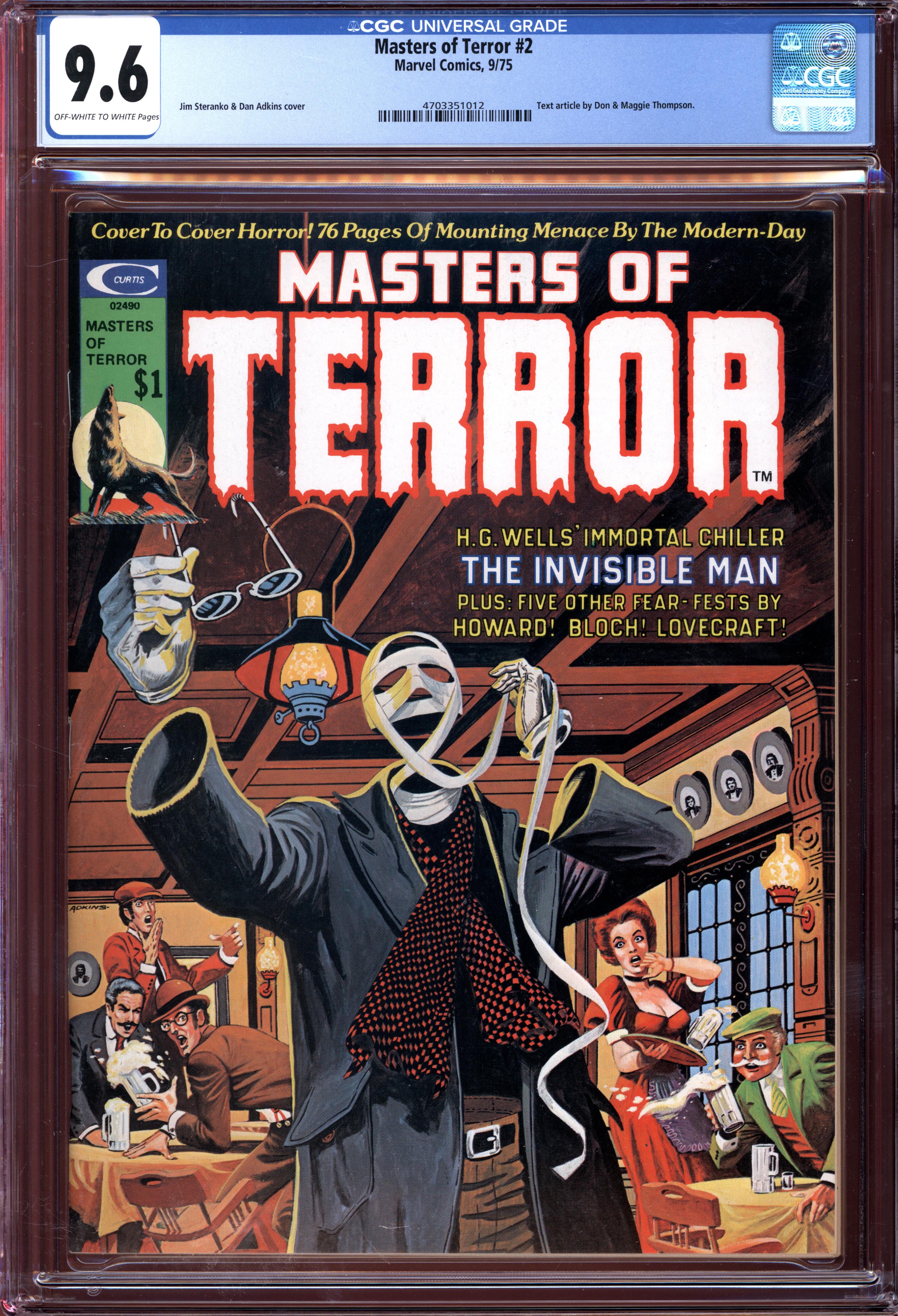 MASTERS OF TERROR Front Cover