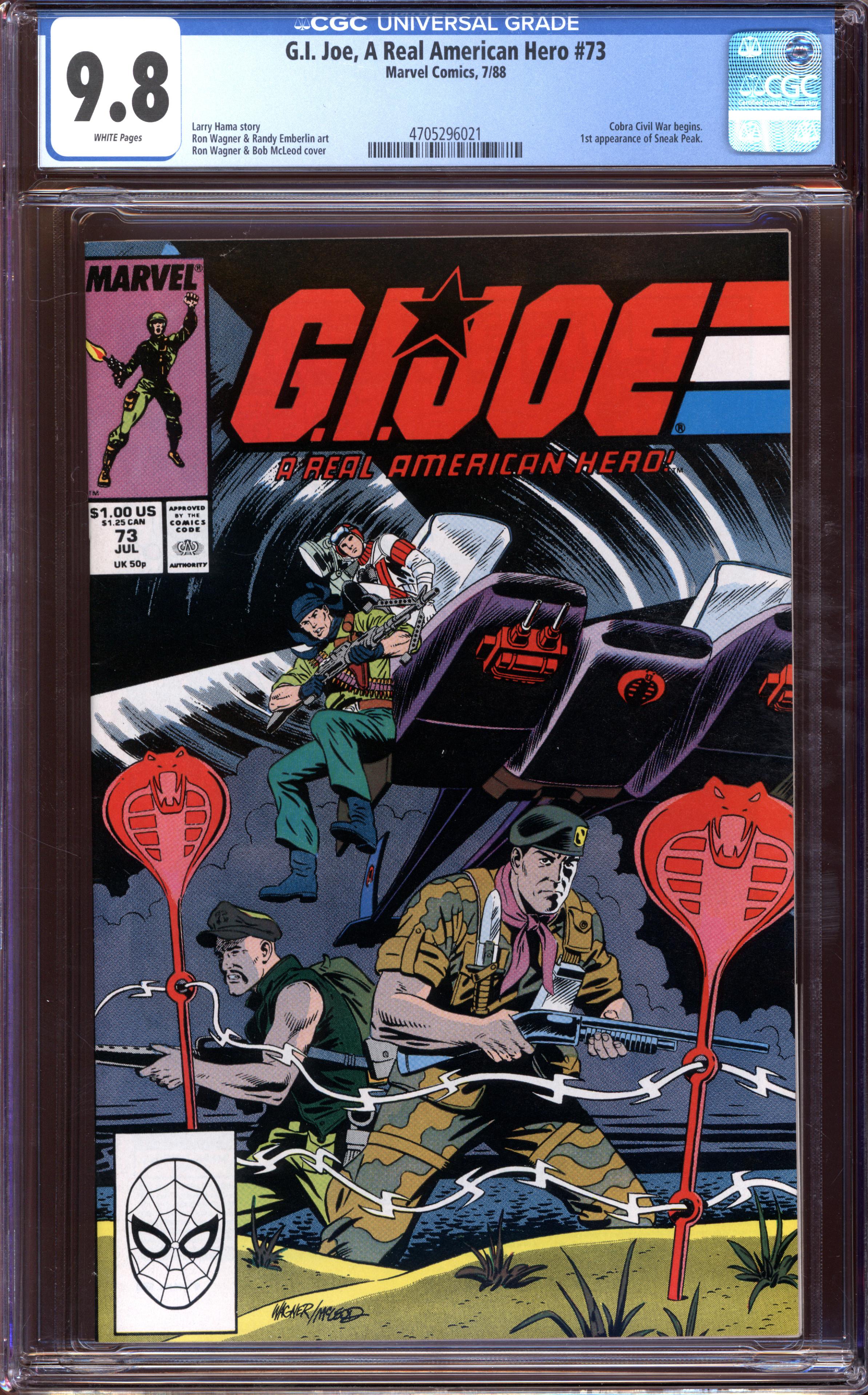 G.I. JOE, A REAL AMERICAN HERO Front Cover