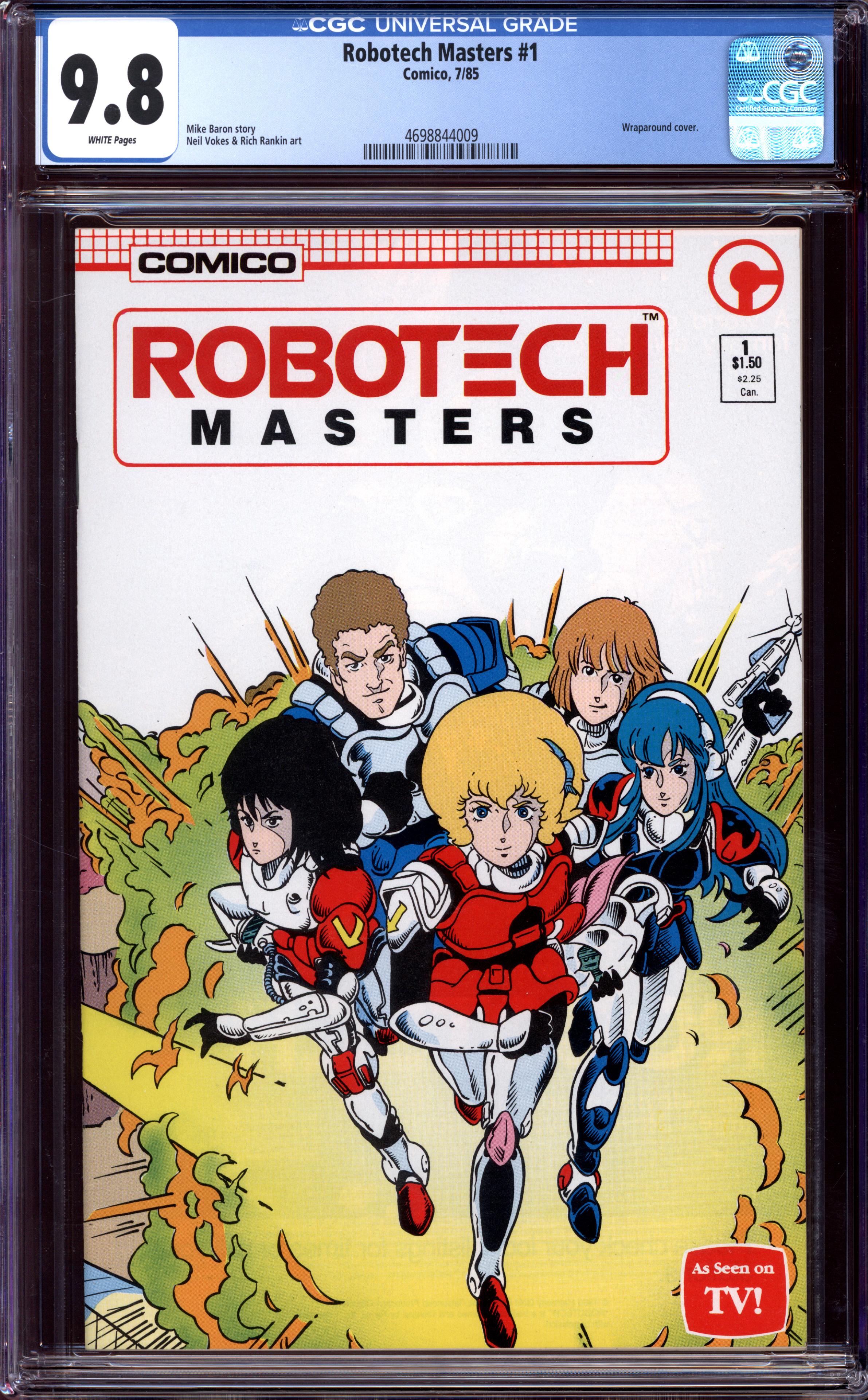 Master Reece ROBOTECH MASTERS #1 CGC 9.8 WHITE PAGES | Reece's Rare Comics