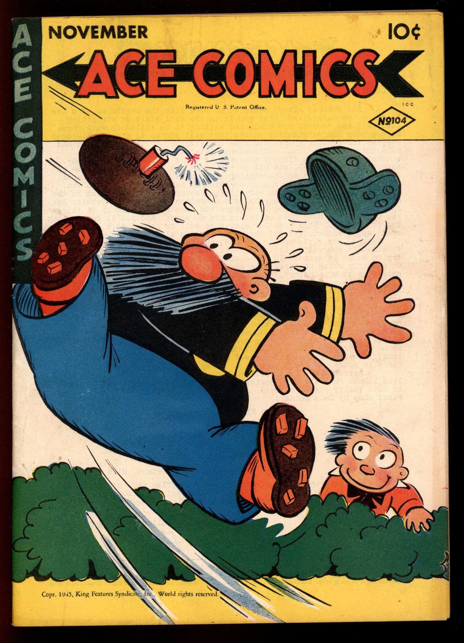 ACE COMICS Front Cover