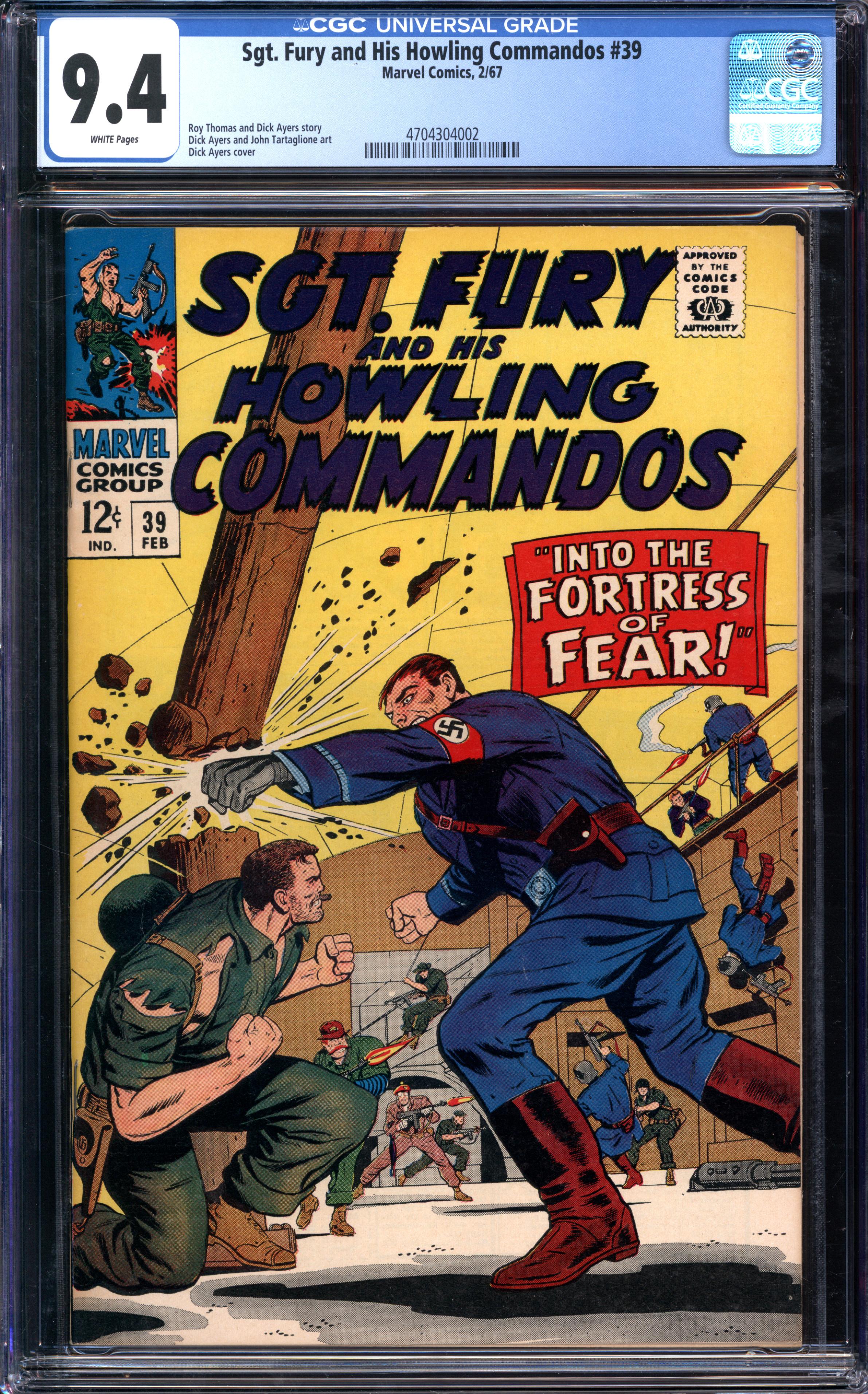 SGT. FURY AND HIS HOWLING COMMANDOS Front Cover
