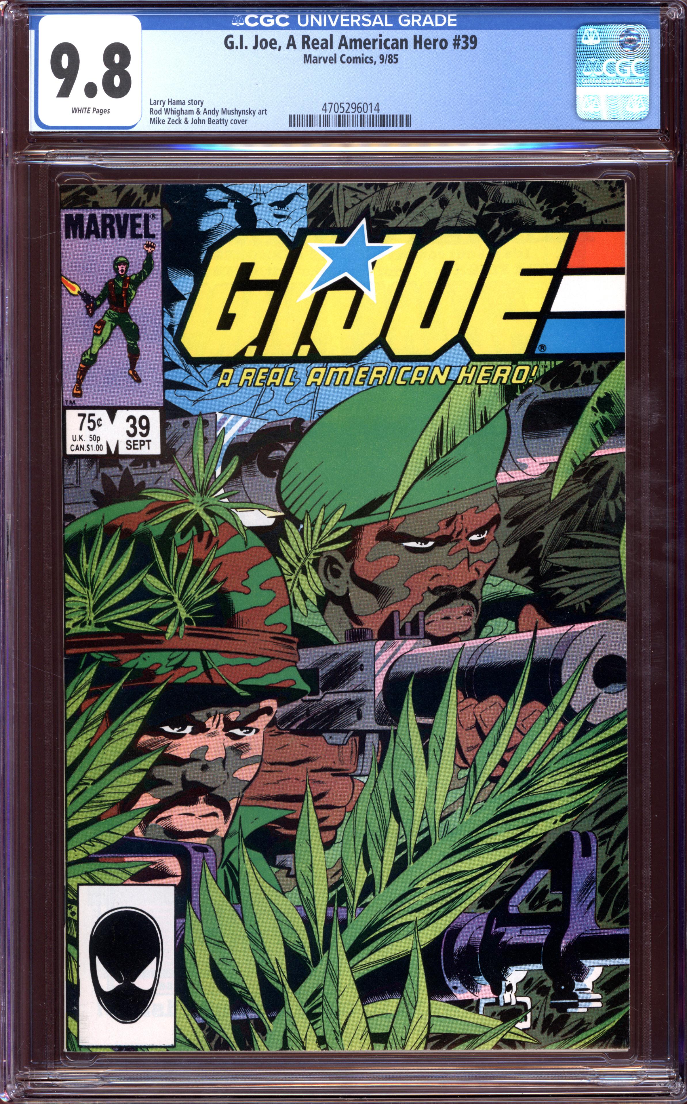G.I. JOE, A REAL AMERICAN HERO Front Cover
