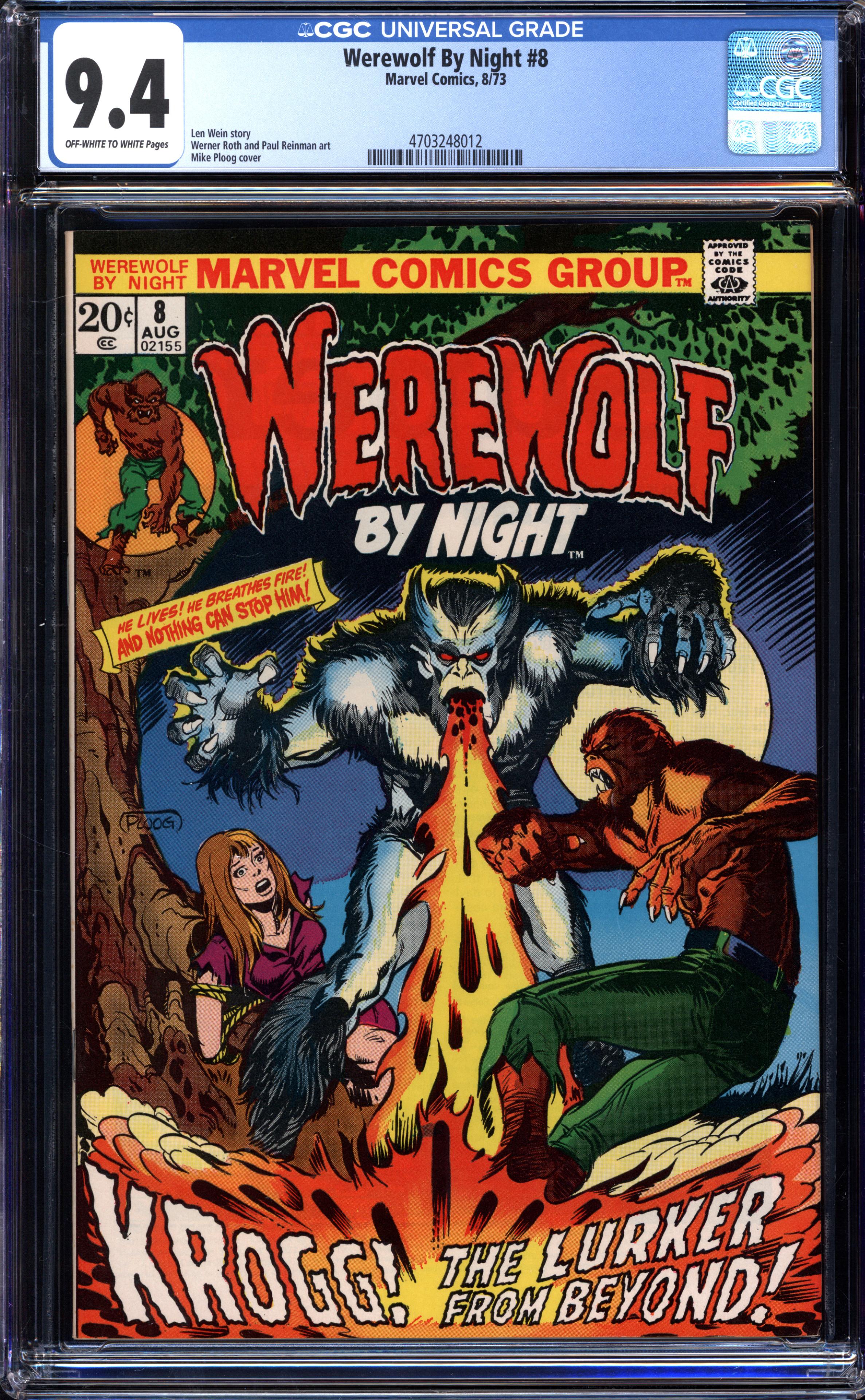 WEREWOLF BY NIGHT Front Cover