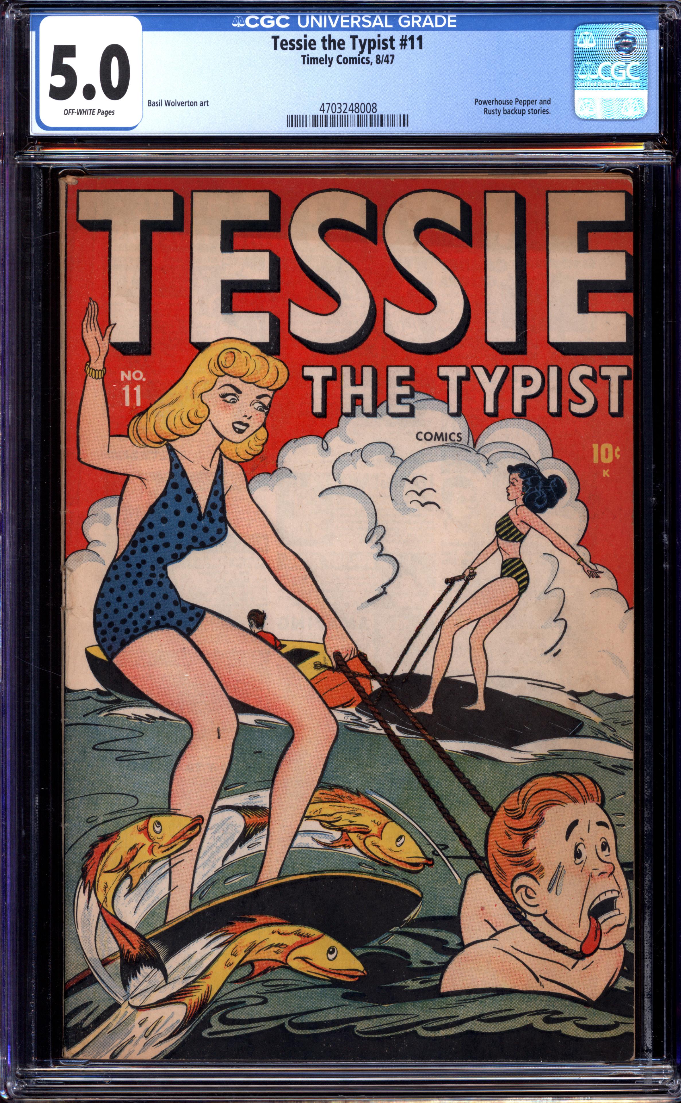TESSIE THE TYPIST Front Cover