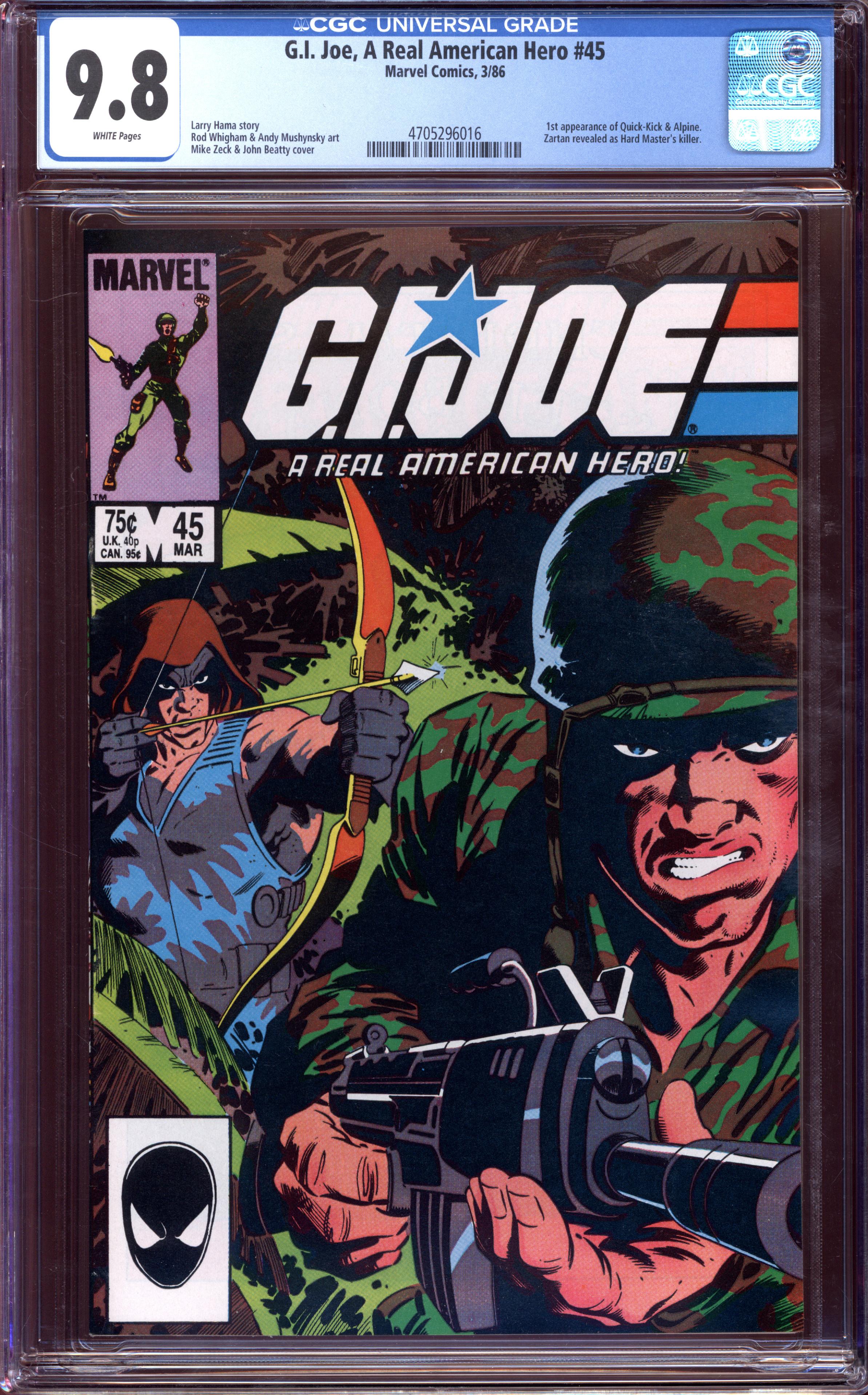 G.I. JOE, A REAL AMERICAN HERO Front Cover