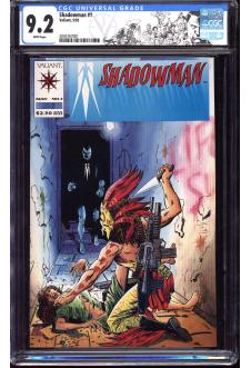SHADOWMAN #1 CGC 9.2 WHITE PAGES front cover