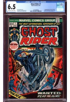 GHOST RIDER #1 CGC 6.5 OW/WH PAGES front cover