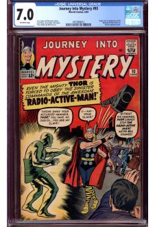 JOURNEY INTO MYSTERY #93 CGC 7.0 OW PAGES front cover
