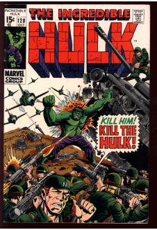INCREDIBLE HULK #120 5.5 front cover