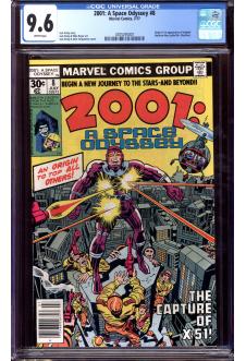 2001: A SPACE ODYSSEY #8 CGC 9.6 WHITE PAGES front cover
