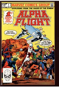 ALPHA FLIGHT #1 9.4 front cover