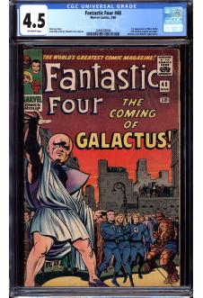 FANTASTIC FOUR #48 CGC 4.5 OW PAGES front cover