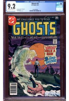 GHOSTS #57 CGC 9.2 OW/WH PAGES front cover
