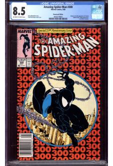 AMAZING SPIDER-MAN #300 CGC 8.5 OW/WH PAGES front cover
