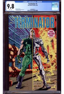 TERMINATOR #1 CGC 9.8 WHITE PAGES front cover