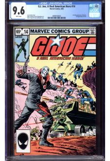 G.I. JOE, A REAL AMERICAN HERO #14 CGC 9.6 WHITE PAGES front cover