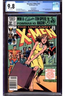 X-MEN #151 CGC 9.8 WHITE PAGES front cover