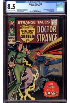 STRANGE TALES #150 CGC 8.5 OW/WH PAGES front cover