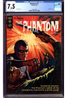 THE PHANTOM #11 CGC 7.5 WHITE PAGES front cover