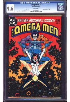 OMEGA MEN #3 CGC 9.6 WHITE PAGES front cover