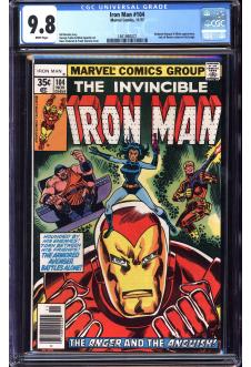 IRON MAN #104 CGC 9.8 WHITE PAGES front cover