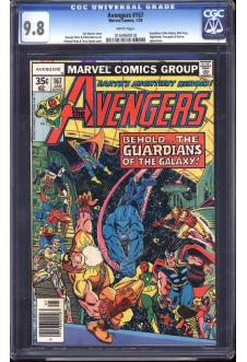 AVENGERS #167 CGC 9.8 WHITE PAGES front cover