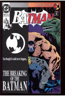 BATMAN #497 9.2 front cover