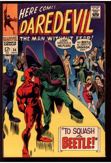 DAREDEVIL #34 7.5 front cover