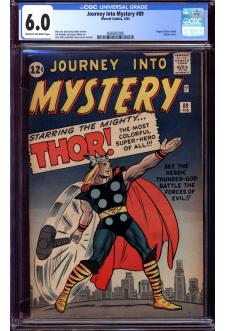 JOURNEY INTO MYSTERY #89 CGC 6.0 CR/OW PAGES front cover