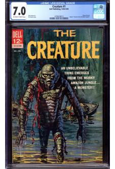 CREATURE #1 CGC 7.0 OW/WH PAGES front cover