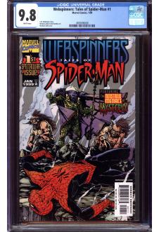 WEBSPINNERS: TALES OF SPIDER-MAN #1 CGC 9.8 WHITE PAGES front cover