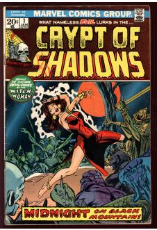 CRYPT OF SHADOWS #1 4.5 front cover