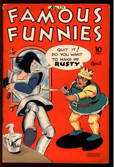 FAMOUS FUNNIES #129 5.0 front cover