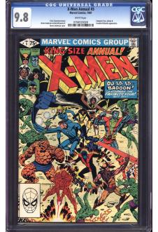 X-MEN ANNUAL #5 CGC 9.8 WHITE PAGES front cover