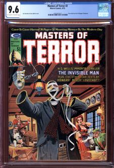 MASTERS OF TERROR #2 CGC 9.6 OW/WH PAGES front cover