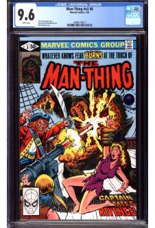 MAN-THING #V2 #8 CGC 9.6 WHITE PAGES front cover
