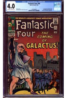 FANTASTIC FOUR #48 CGC 4.0 OW/WH PAGES front cover