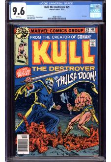 KULL THE DESTROYER #29 CGC 9.6 WHITE PAGES front cover